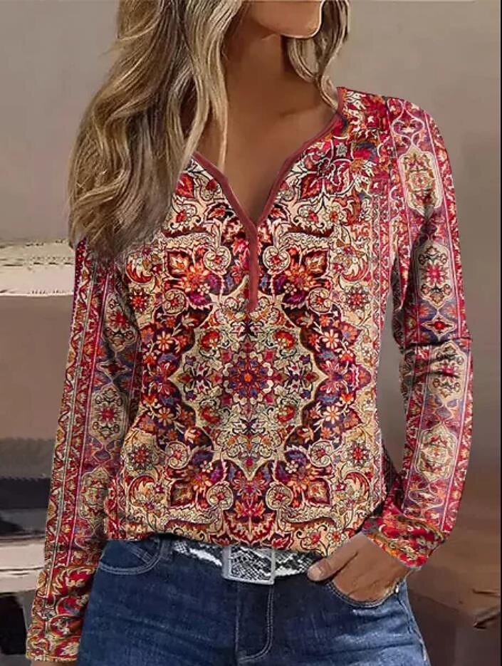 Striped Button Long Sleeve Shirt