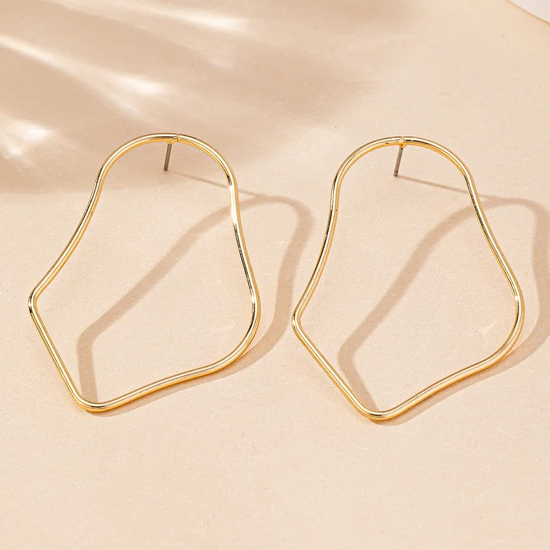 Geometric Iron Ear Studs