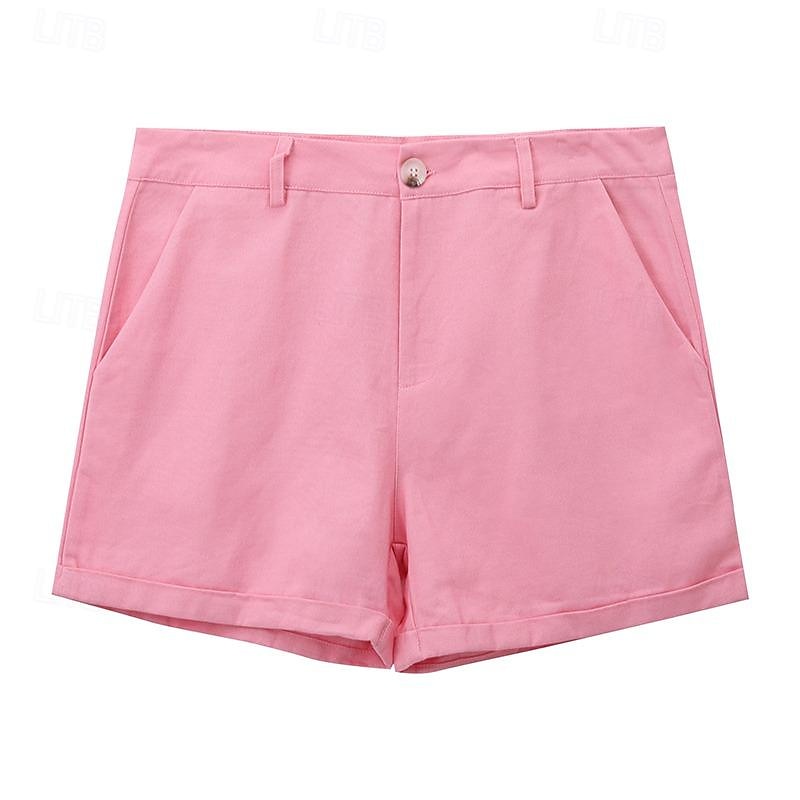 Cargo Shorts with Elastic Waist, Knee-Length, Streetwear Ready
