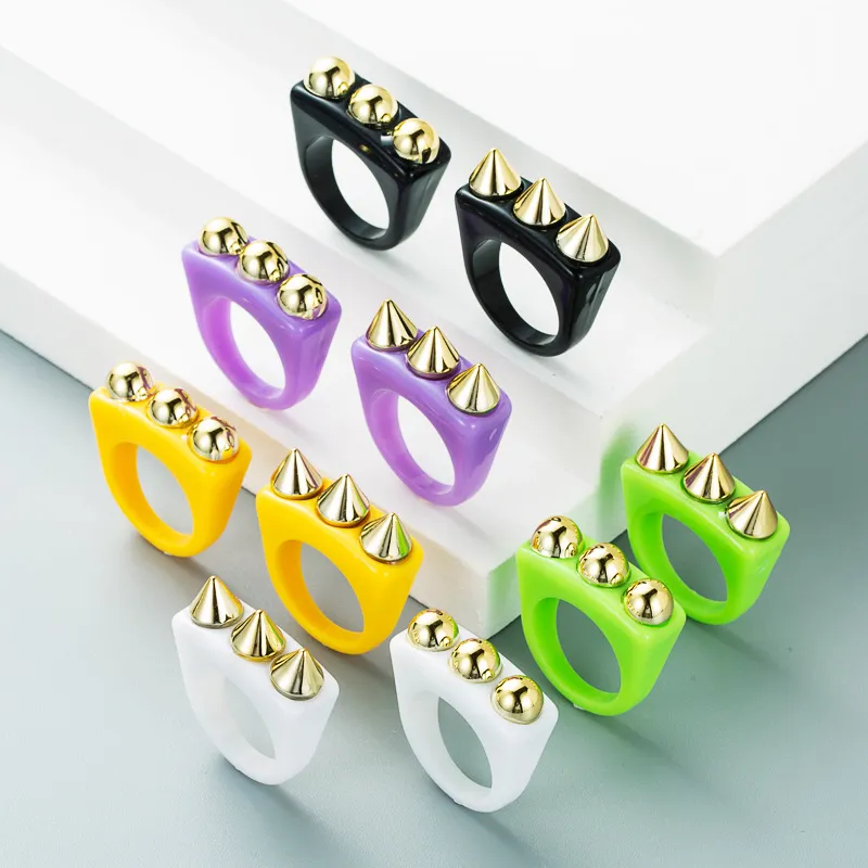 Resin Couple Ring Set